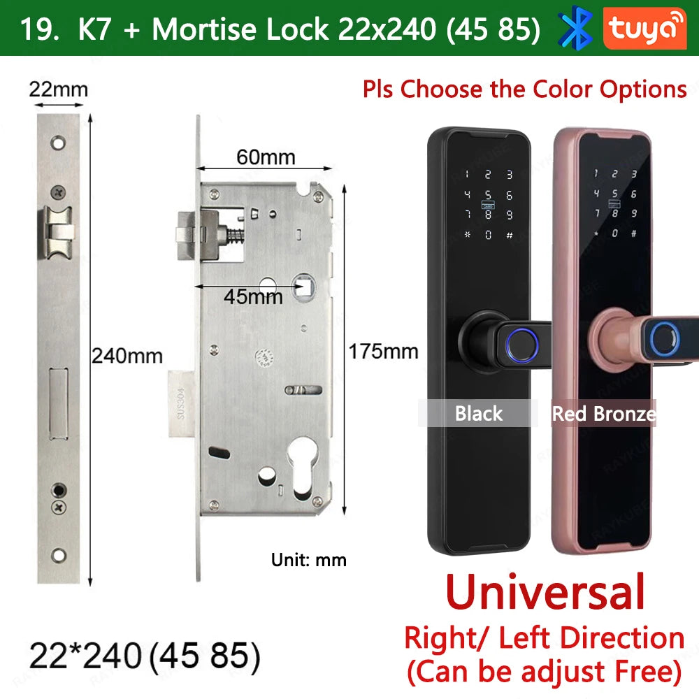 CDOK K7 Pro Tuya Smart Lock