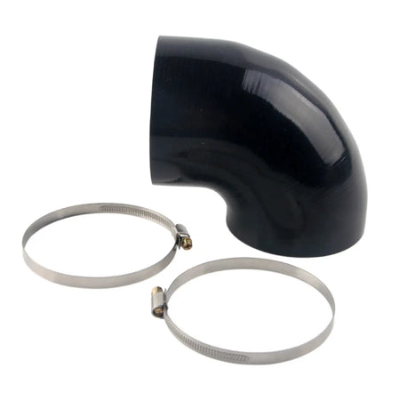 PIKBUK Silicone Elbow Silicone Hose Turbo Coupler Intake Pipe 4" Inch 102mm 90 Degree Black by InterCyprus Trading Ltd