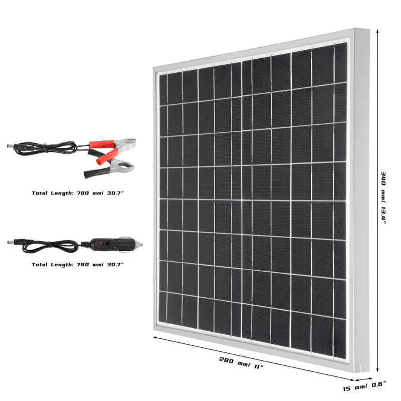 300W Solar Panel &ndash; High Efficiency 18V Aluminum Frame