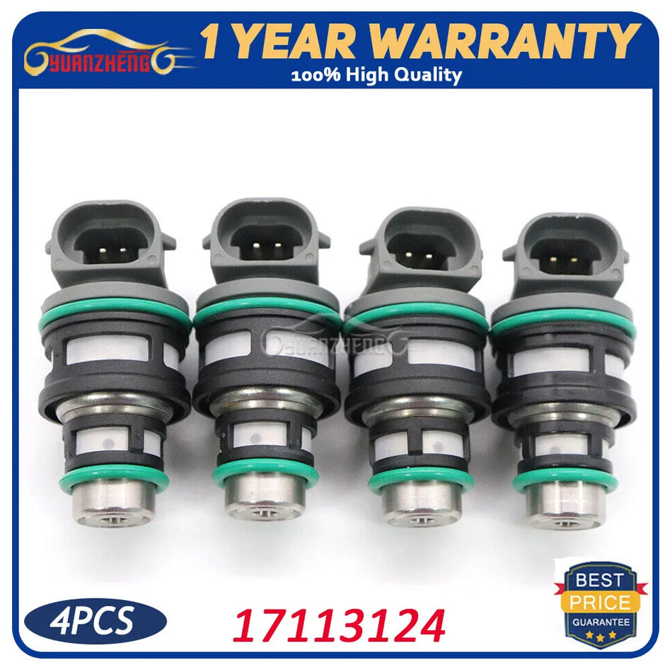 Комплект дюзи за горивни инжектори за Chevrolet Cavalier 2.2L двигател, GM, 4 части, възстановява прецизно подаване на гориво