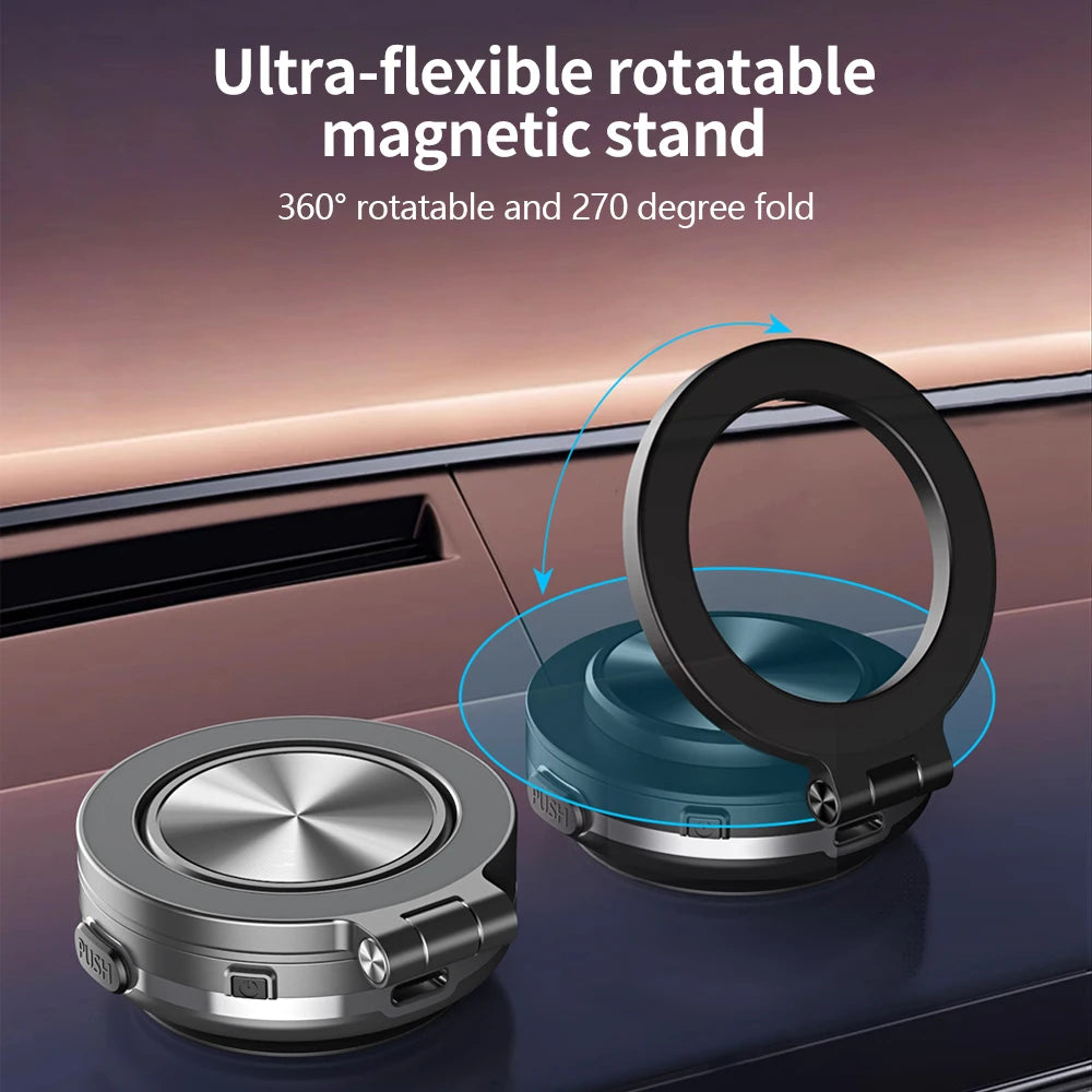 CrownQu Car Phone Holder &ndash; 360 Degree Rotating Magnetic Mount