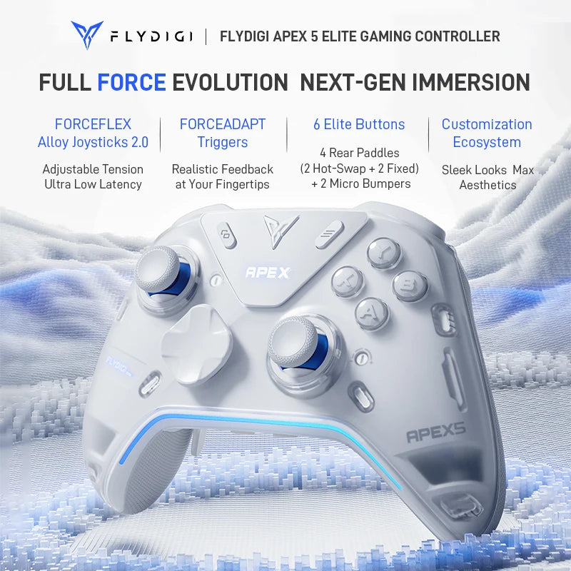 Flydigi Apex 4 traadita mängu kontroller PC ja Nintendo Switchi jaoks