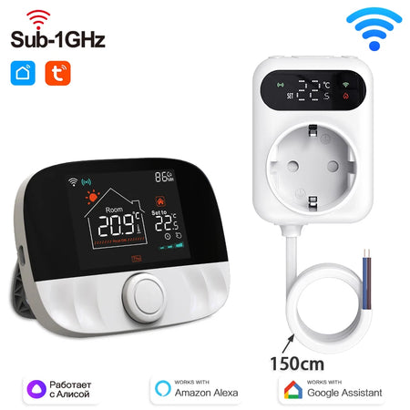 RF433 Wireless Thermostat &ndash; WiFi Boiler Control Kit RF433 Thermostat Set