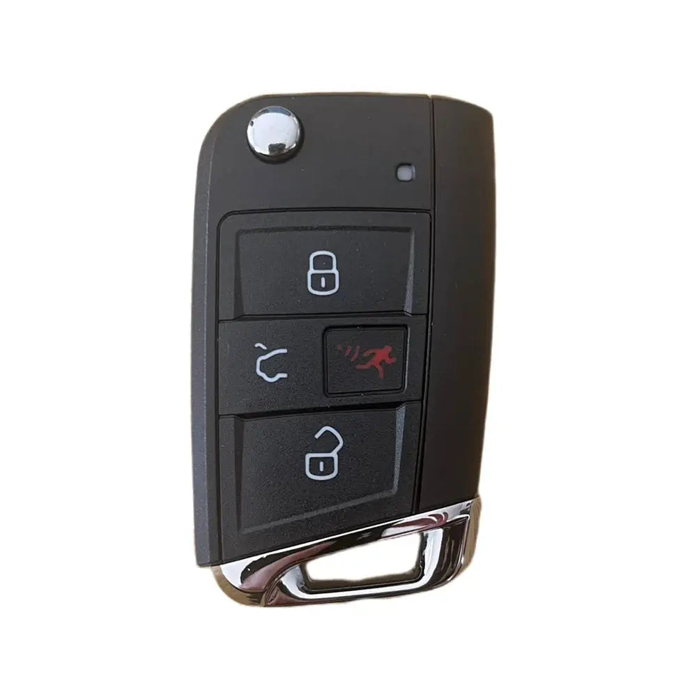 4 Buttons Flip Folding Car Key Shell For VW Volkswagen Seat Ibiza Skoda Superb Golf Mk7 Passat B8 Tiguan Remote Key Case HU66 by InterCyprus Trading Ltd
