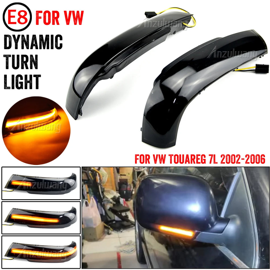 Intermitente LED Dinámico en el Espejo Lateral para VW Golf MK5 Jetta Passat B6