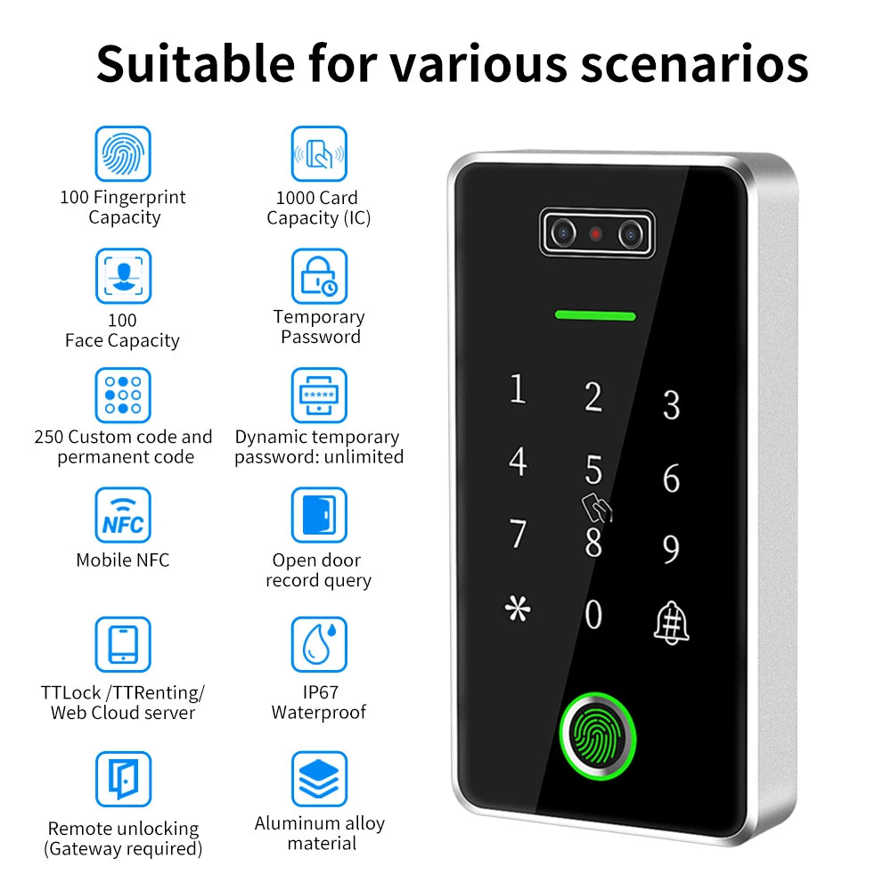 Smart Lock MF03-TT &ndash; Multi-Platform Biometric Access