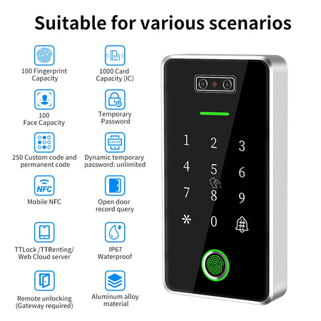 Smart Lock MF03-TT &ndash; Multi-Platform Biometric Access