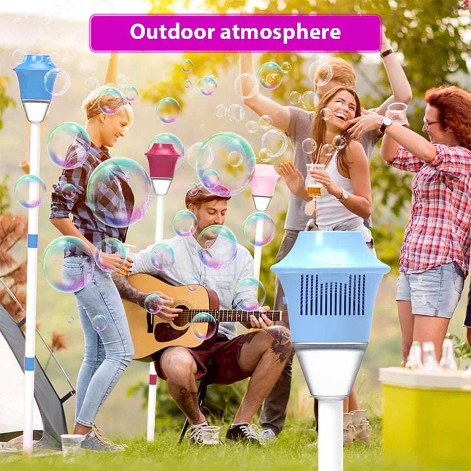 Street Lamp Bubble Machine &ndash; Automatic Fun for Parties