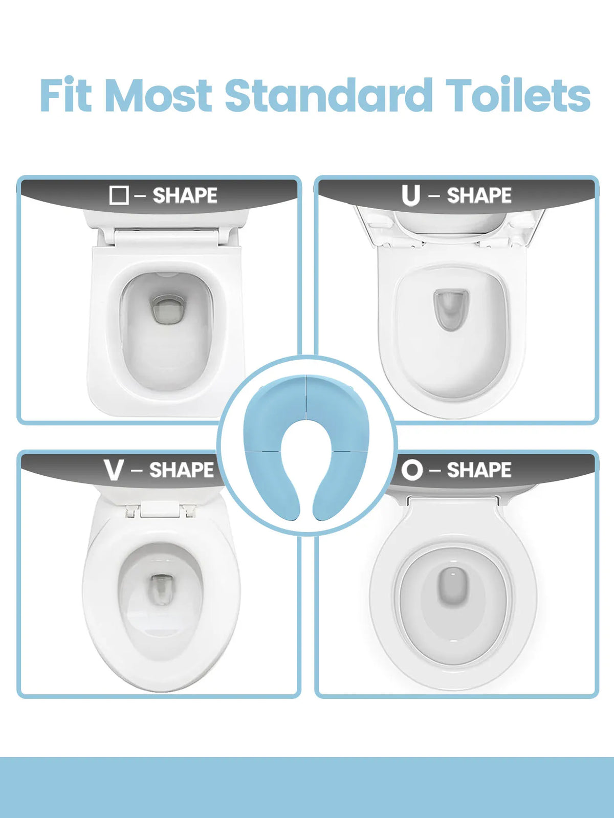 OKB094 Portable Baby Travel Toilet Seat &ndash; Folding Design