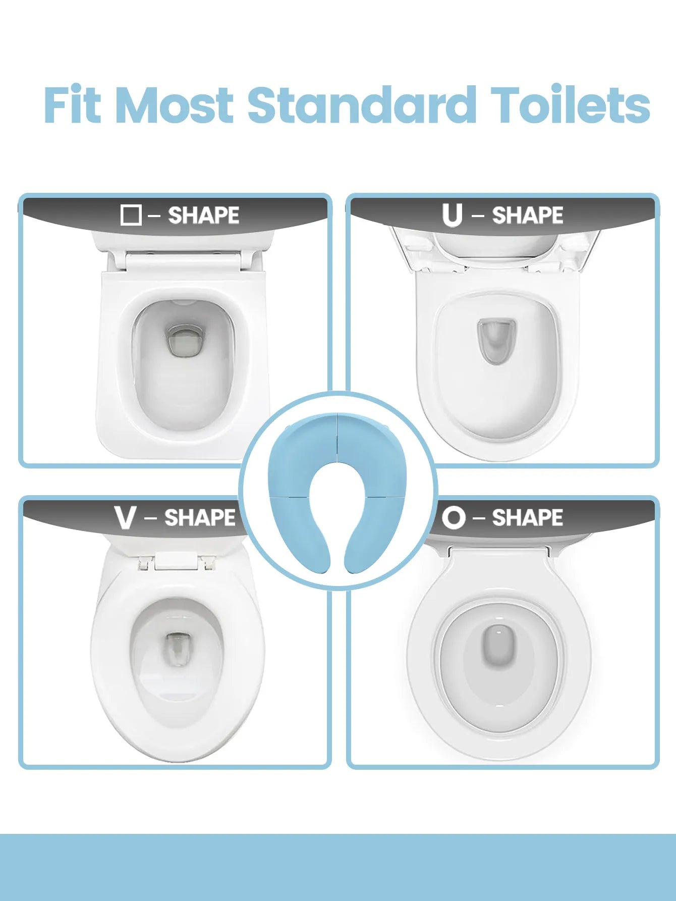 OKB094 Portable Baby Travel Toilet Seat &ndash; Folding Design