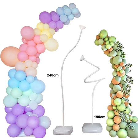 Balloon Stand Arch - Flexible Balloon Column for Weddings, Parties, &amp; Events - 2.8M/1.9M
