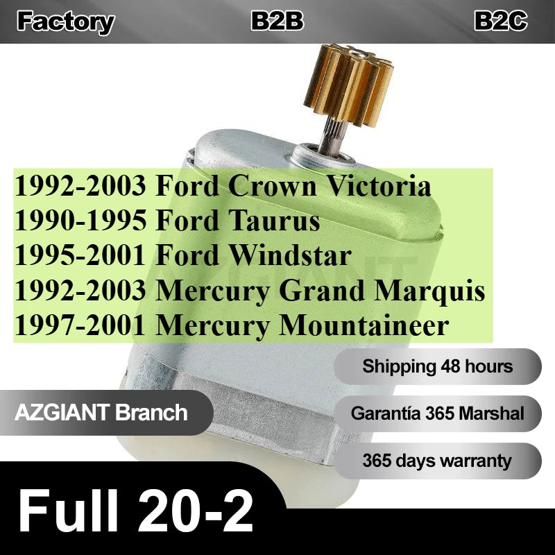 Durvju slēdzenes motors Ford Crown Victoria 12V slēdzenes aktuators, izturīga metāla konstrukcija