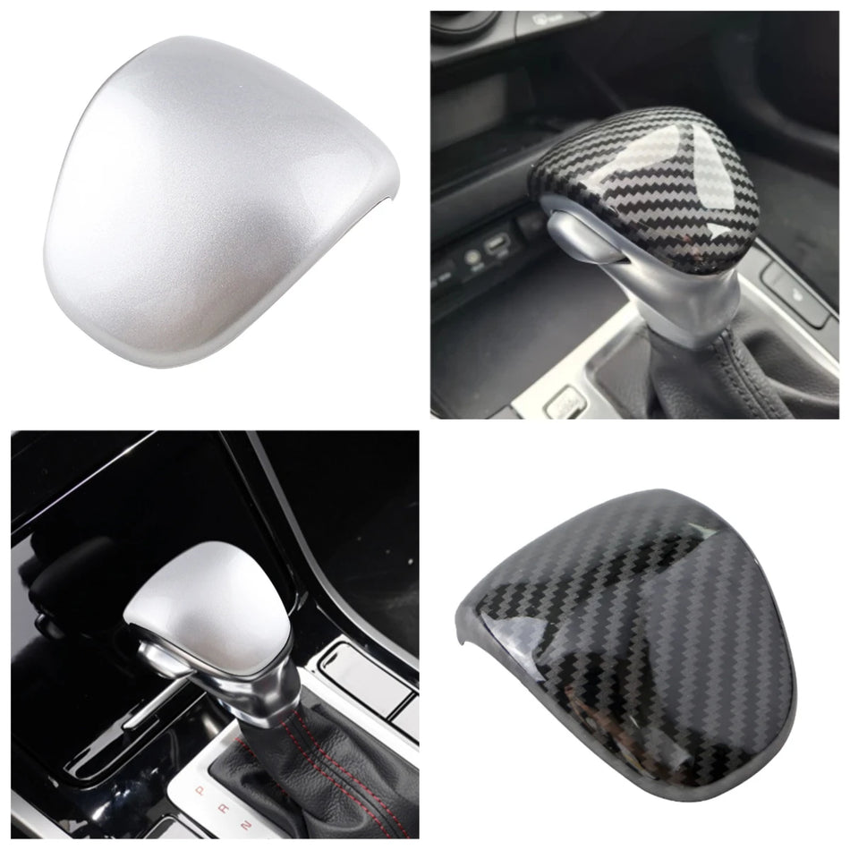 Gear Shift Knob Cover ABS Interior Trim for Kia Forte K3 2019-2020, Durable Cabin Accessory