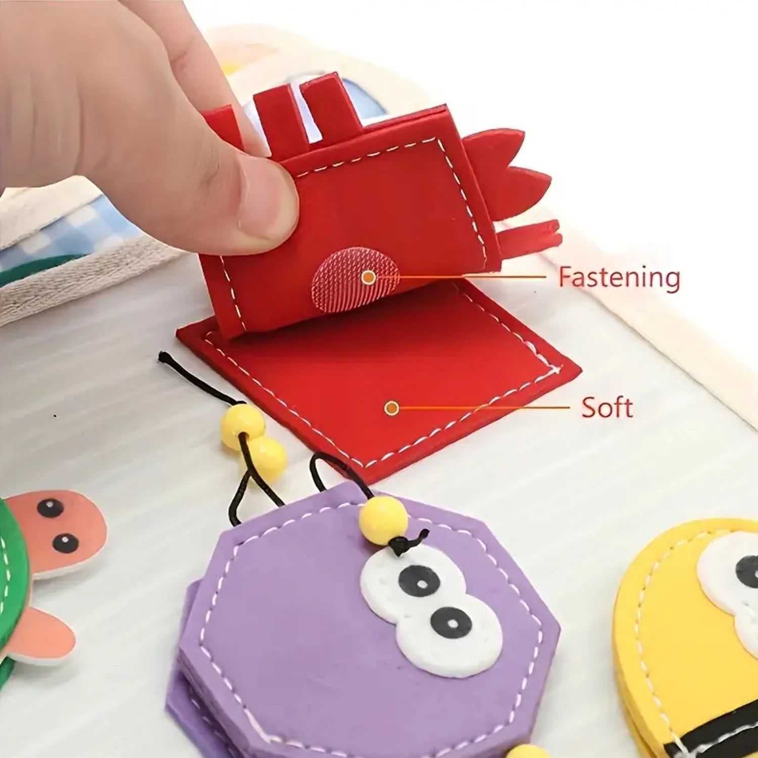 Christmas Lion Busy Board &ndash; Interactive Story Sensory Toy