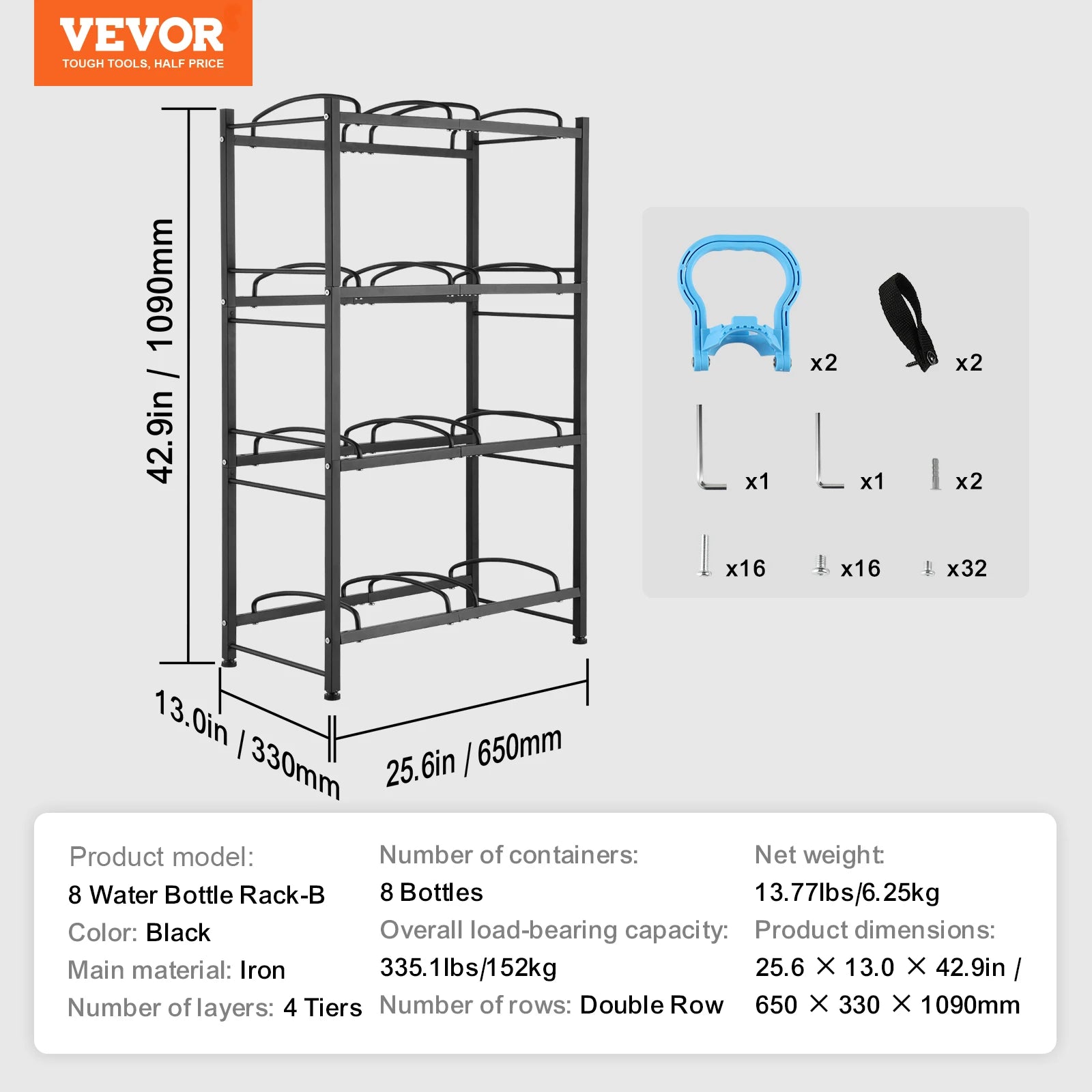 SucceBuy 3/4/5 Tiers Water Jug Holder &ndash; Easy Installation
