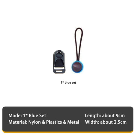 Quick Release Camera Buckle for Shoulder &amp; Wrist Straps - Compatible with Sony, Canon, Nikon 1x Blue Set