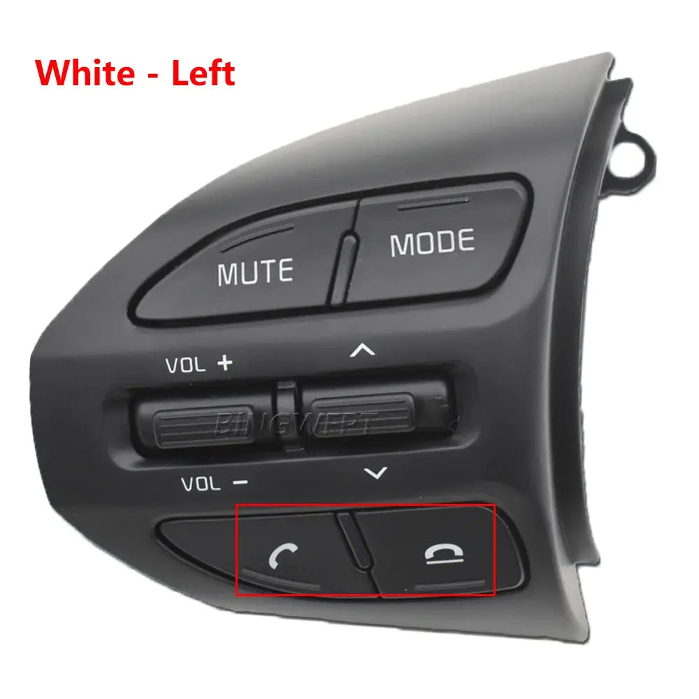 For KIA K2 RIO 2017 2018 2019 2020 2021 Car Multi Function Steering Wheel Audio Volume Music Buttons by InterCyprus Trading Ltd