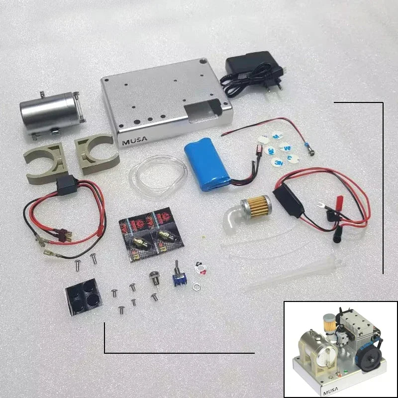 TOYAN FS-200AC Motorkit med motorstartare, metallkonstruktion
