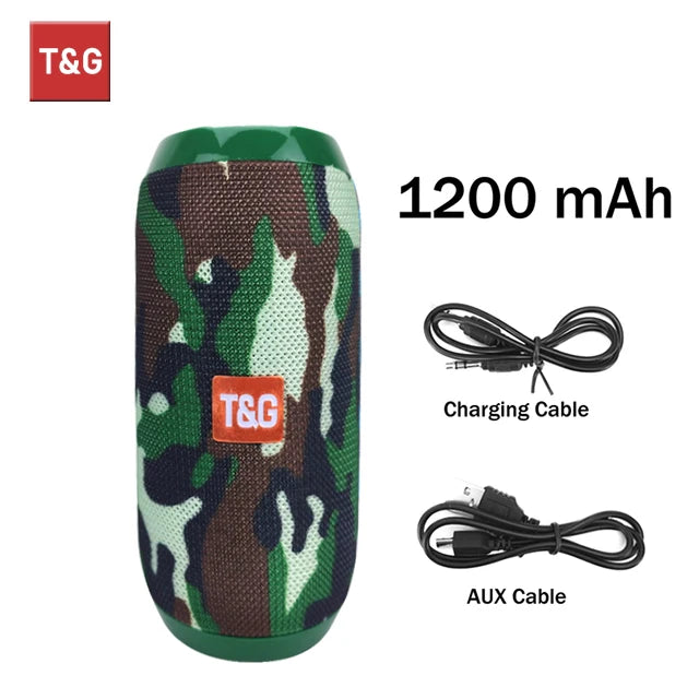 T&amp;G TG117 Waterproof Bluetooth Speaker amouflage