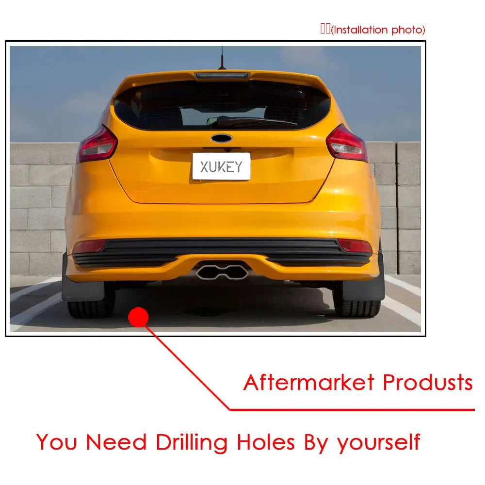 For Ford Focus ST RS SE Titanium LT XR5 Mk MK2 MK3 MK4 2 3 4 ST250 Rally Mud Flaps Mudflaps Splash Guards Mudguards 2019 by InterCyprus Trading Ltd