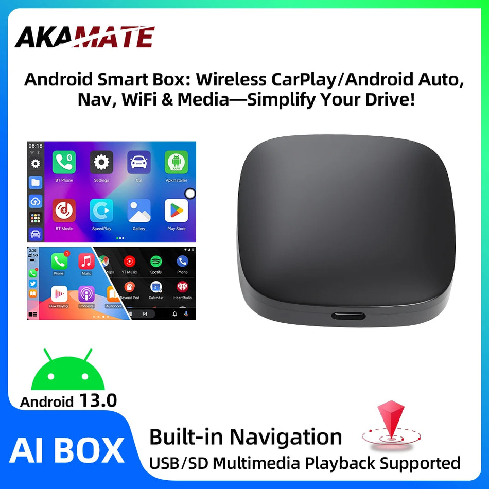 Android Smart 3in1 AI Box 2GB 32GB - Wireless CarPlay