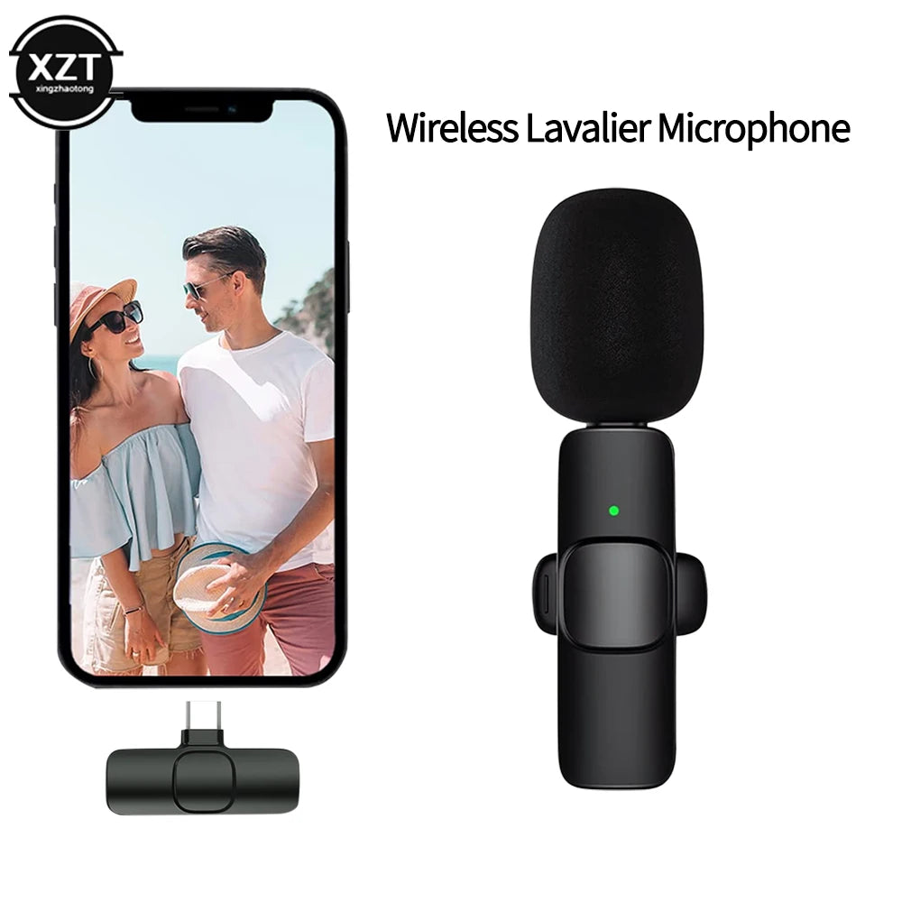 Wireless Lavalier Mic for iPhone/Android