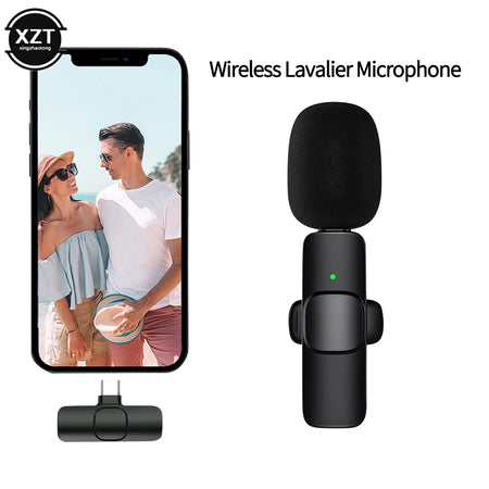 Wireless Lavalier Mic for iPhone/Android