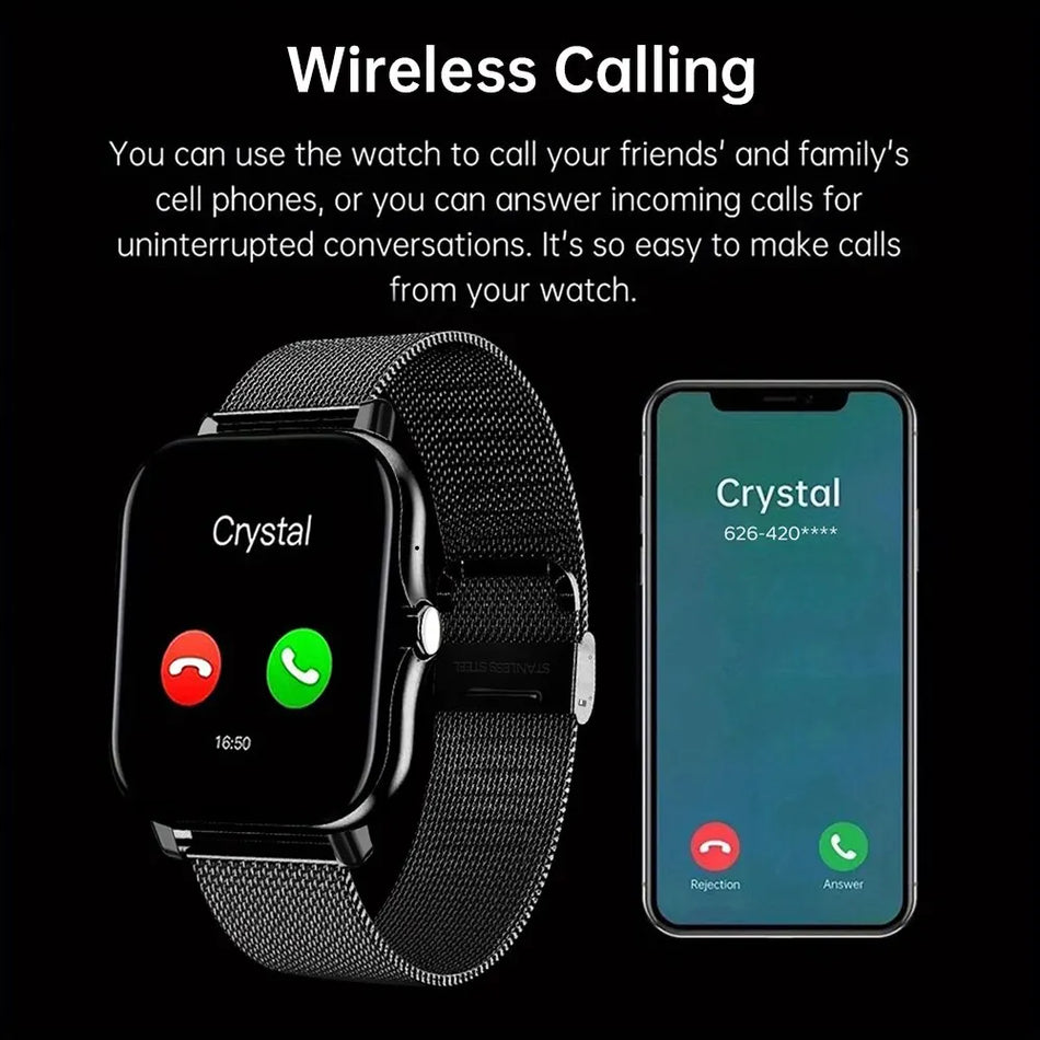 Smart Watch 1.44 Inch Color Screen, Android Compatible, Bluetooth Calling