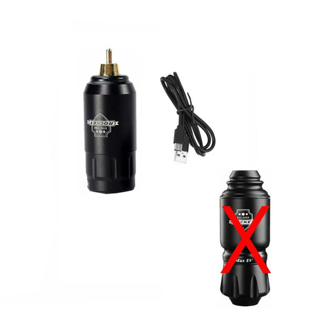 Rocket Tattoo Pen Rotary Gun TT009 &ndash; Rechargeable RCA Power Black Battery