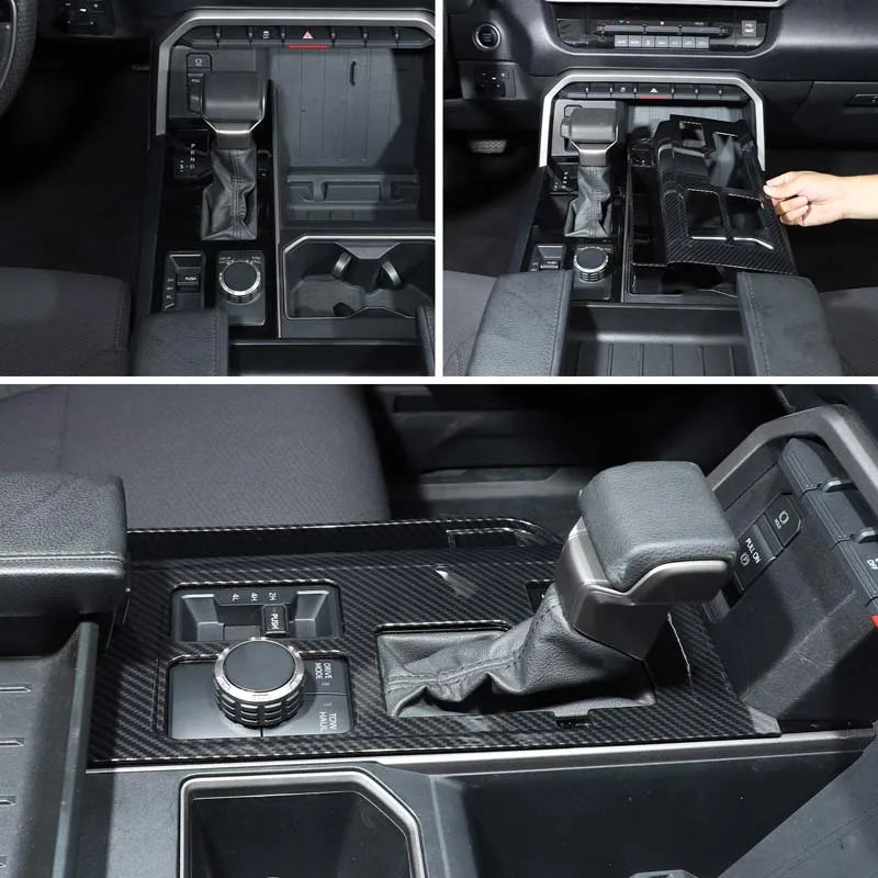 ABS черная крышка панели рычага переключения передач для Toyota Tundra 2022+