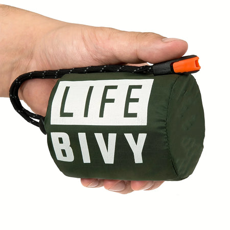 NoEnName_Null Portable Waterproof Emergency Survival Sleeping Bag Green