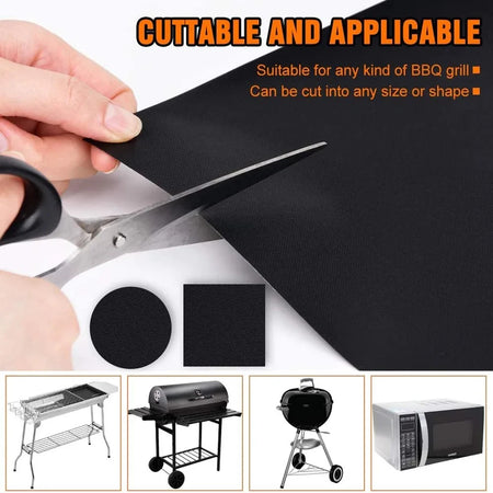 Non-Stick BBQ Grill Mat &ndash; Easy to Clean and Heat Resistant