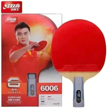 DHS 6002 6006 Table Tennis Racket &ndash; Shakehand Case Included old 6006 CS short