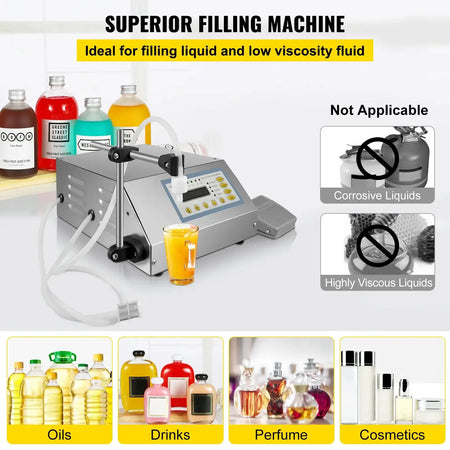 Digital Liquid Filling Machine 5 To 3500 Ml