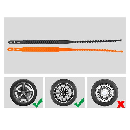 1pc Universal Traction Tire Chains Snow &ndash; Universal Fit
