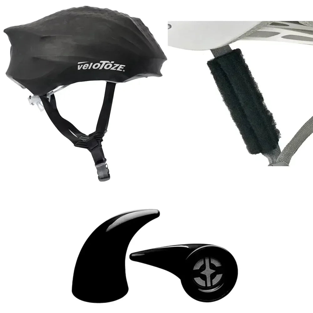 AirStreamz Cycling Wind Noise Reducer Devil Horns Helmet Cover &ndash; Aerodynamic Noise Reduction