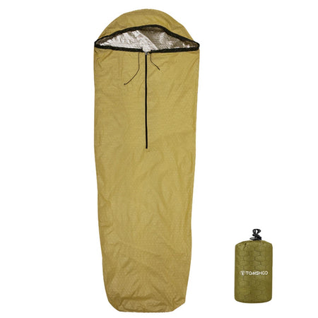 Emergency Sleeping Bag &ndash; Lightweight Waterproof Thermal green