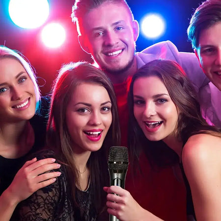KEBIDUMEI Wireless Microphone UHF Fixed Frequency 2 Channels Handheld Mic For Party Karaoke Professional Church Show Meeting by InterCyprus Trading Ltd