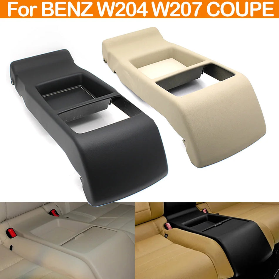 Rear Seat Central Cup Holder Armrest Case Cover Tray for Mercedes-Benz C Class W204 W207