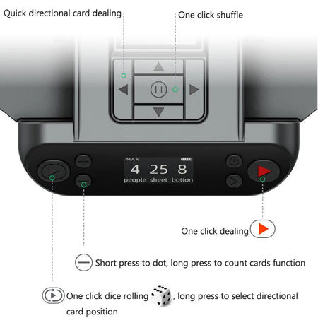 5200mAh 2-In-1 Automatic Card Dealing Shuffler &ndash; AI Shuffle