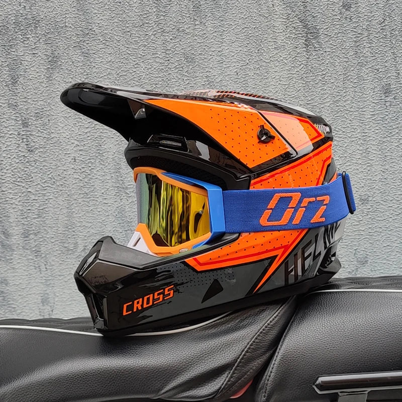 Off Road Racing Motorcycle Helmet &ndash; Full Face Protection 9 / XL