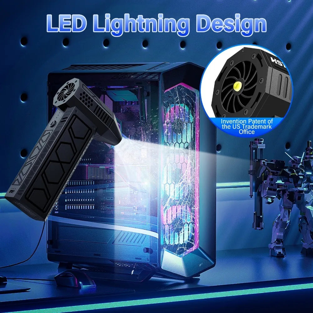 Handheld Mini Blower Fan 180000RPM &ndash; Rechargeable 5000mAh