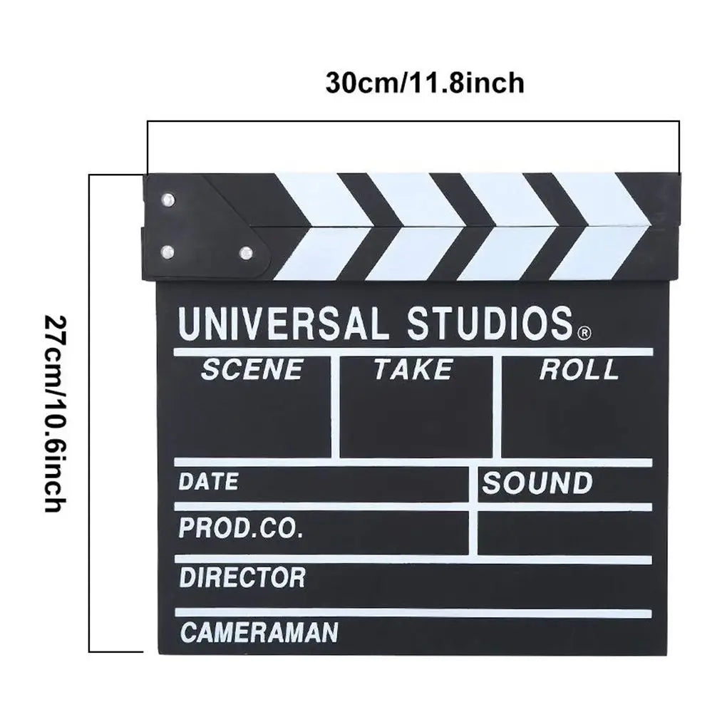 30x27cm Movie Clapboard Black (30x27cm)