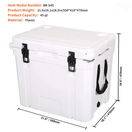 Insulated   25 33 45 52QT Hard Cooler Ice Chest 45QT / france