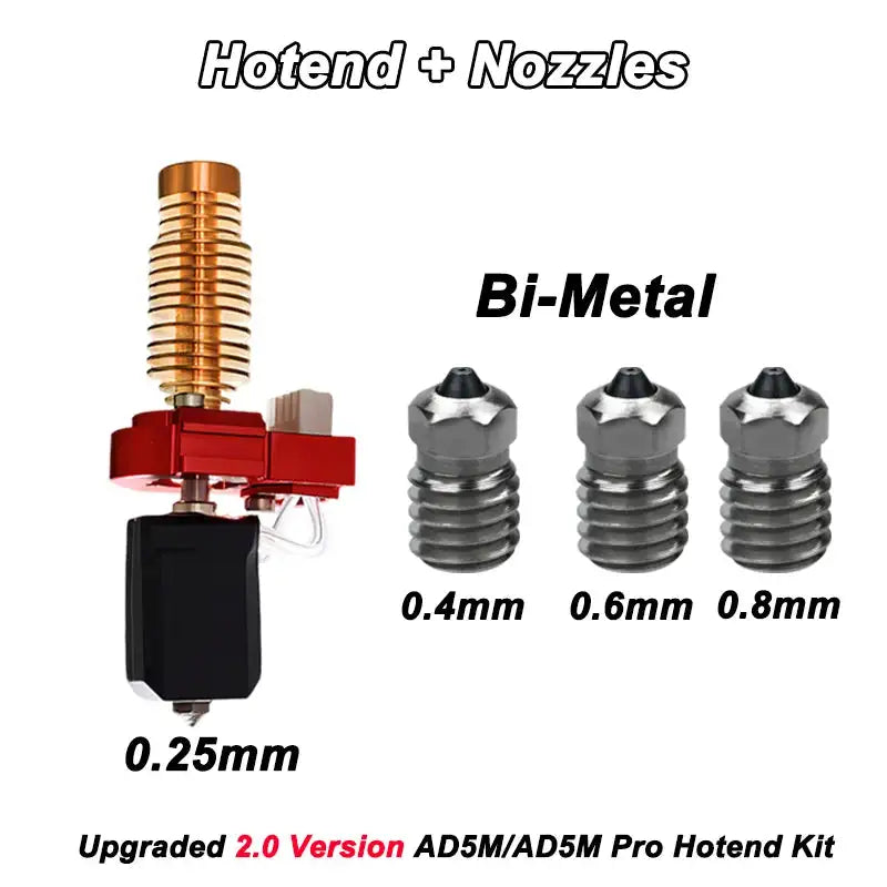 Upgrade Hotend for Flashforge Adventurer 5M Ceramic 280C 0.25-BM-468