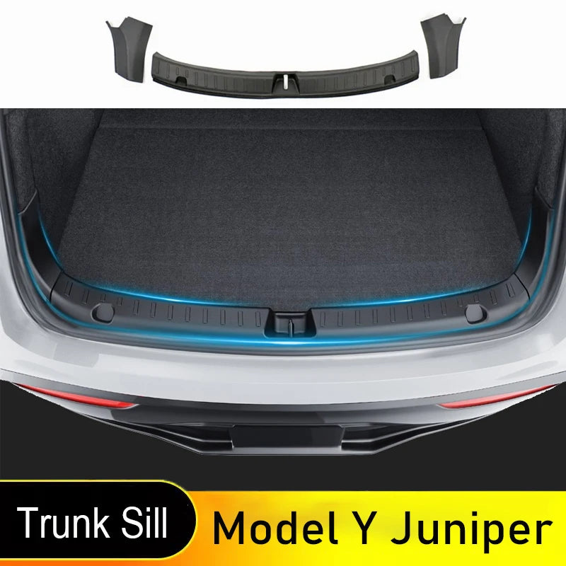 Rear Trunk Protector Plastic Anti-Scratch For Tesla Model Y Juniper 2025