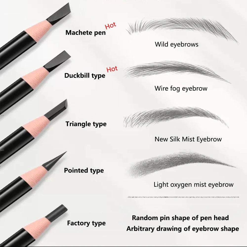 Eyebrow Pencil Waterproof &ndash; Long Lasting Natural Finish