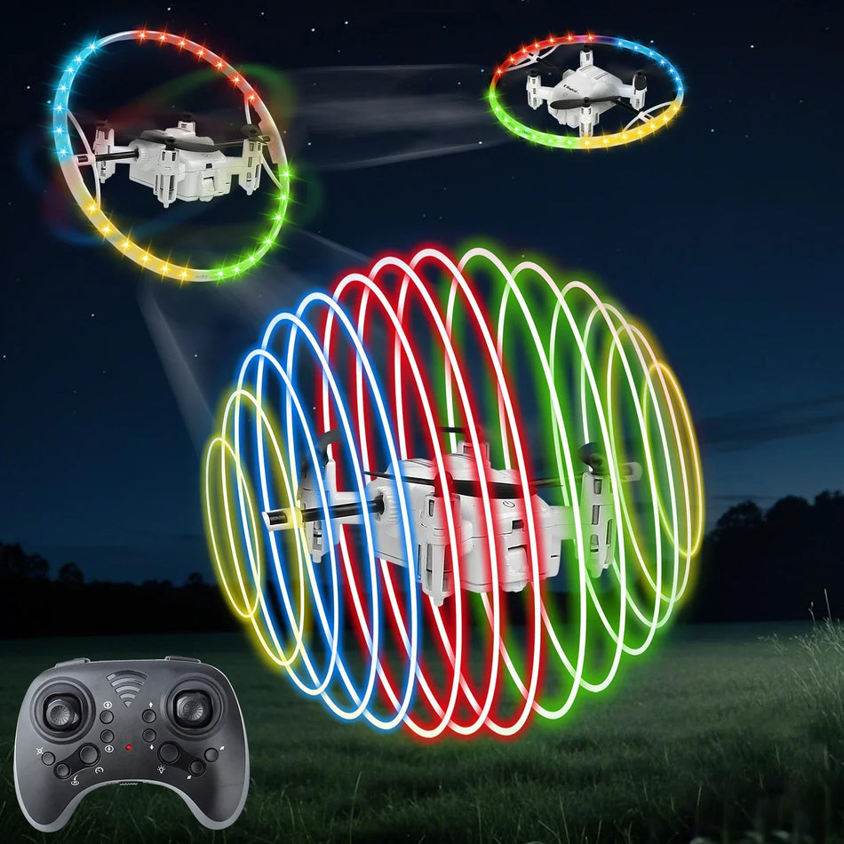 RC Drone With LED Light &ndash; 2.4G Remote Control Stunt