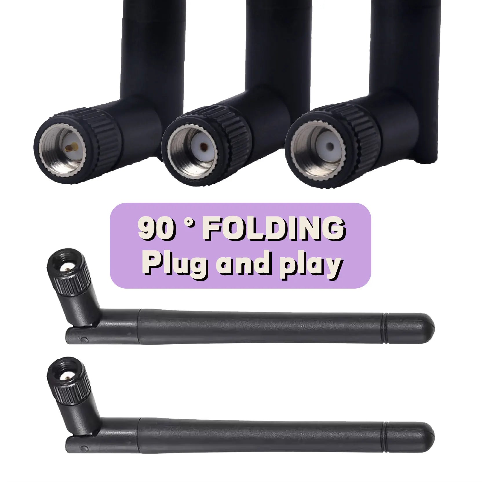 3dBi WiFi Antenna SMA Replacement &ndash; Strong 2.4GHz WiFi Link