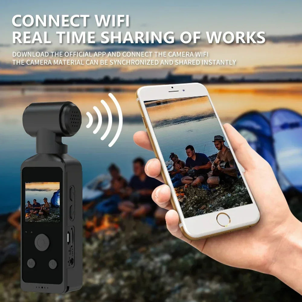 DIXSG 4K Ultra HD Pocket Action Camera &ndash; 270 Degree Rotatable Design